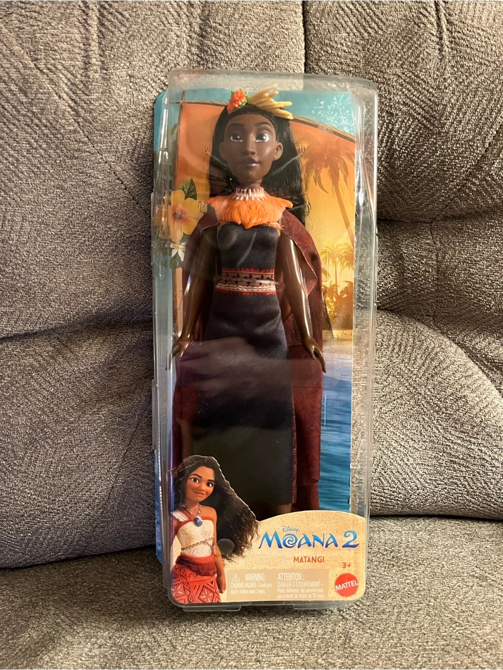 Moana 2 Matangi Doll - Black Dress with Orange Necklace